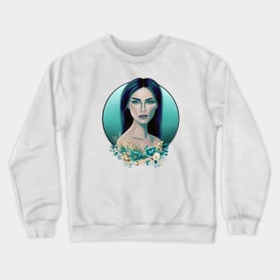 Embraced In Verdigris Crewneck Sweatshirt